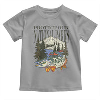 Protect Our National Parks Toddler T Shirt Wildlife Fishing Outdoor Adventure Retro