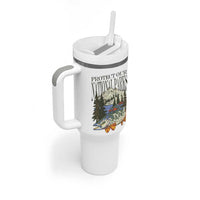 Protect Our National Parks Tumbler With Handle Wildlife Fishing Outdoor Adventure Retro