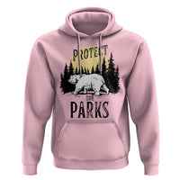 Protect Our Parks Hoodie Retro Bear Forest Nature Graphic