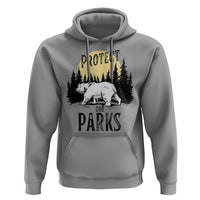 Protect Our Parks Hoodie Retro Bear Forest Nature Graphic