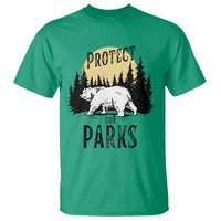 Protect Our Parks T Shirt Retro Bear Forest Nature Graphic