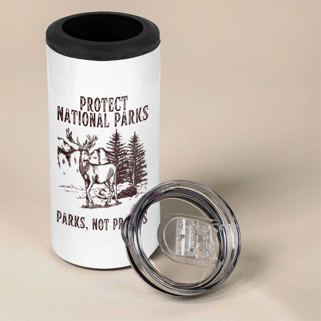Protect National Parks 4 in 1 Can Cooler Tumbler Support Parks Not Profits Deer