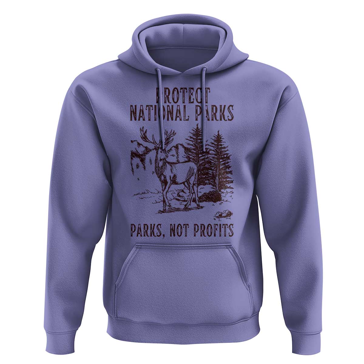 Protect National Parks Hoodie Support Parks Not Profits Deer