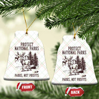 Protect National Parks Ceramic Ornament Support Parks Not Profits Deer - Wonder Print Shop