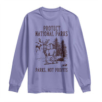 Protect National Parks Long Sleeve Shirt Support Parks Not Profits Deer