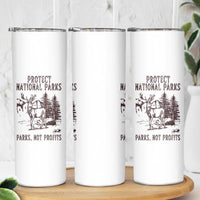 Protect National Parks Skinny Tumbler Support Parks Not Profits Deer