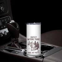 Protect National Parks Skinny Tumbler Support Parks Not Profits Deer