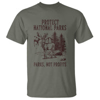 Protect National Parks T Shirt Support Parks Not Profits Deer