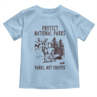 Protect National Parks Toddler T Shirt Support Parks Not Profits Deer