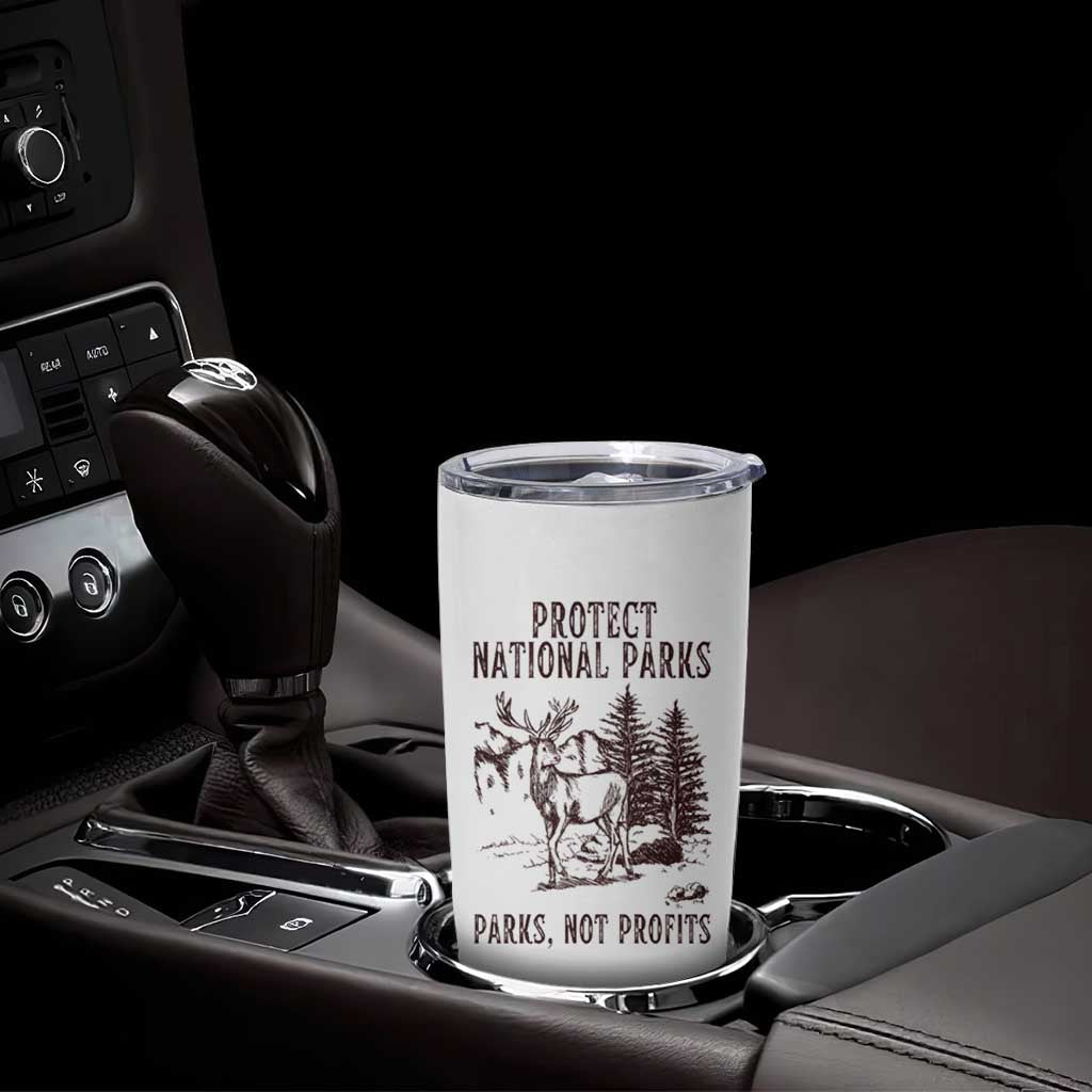 Protect National Parks Tumbler Cup Support Parks Not Profits Deer