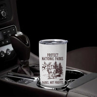 Protect National Parks Tumbler Cup Support Parks Not Profits Deer
