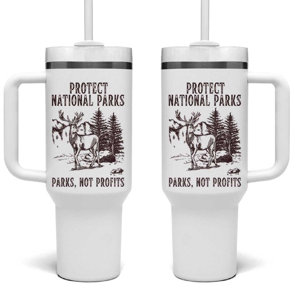 Protect National Parks Tumbler With Handle Support Parks Not Profits Deer