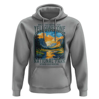 Yellowstone National Park Hoodie Worlds First NP Retro Vintage Graphic
