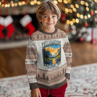 Yellowstone National Park Ugly Christmas Sweater Worlds First NP Retro Vintage Graphic - Wonder Print Shop