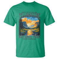 Yellowstone National Park T Shirt Worlds First NP Retro Vintage Graphic