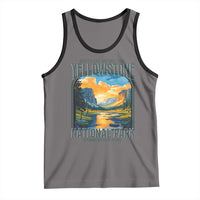 Yellowstone National Park Tank Top Worlds First NP Retro Vintage Graphic