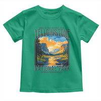 Yellowstone National Park Toddler T Shirt Worlds First NP Retro Vintage Graphic