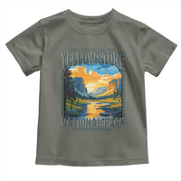 Yellowstone National Park Toddler T Shirt Worlds First NP Retro Vintage Graphic