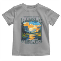 Yellowstone National Park Toddler T Shirt Worlds First NP Retro Vintage Graphic