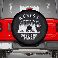 Resist Save Our Parks Spare Tire Cover Bear US National Parks Wildlife Nature