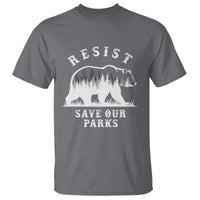 Resist Save Our Parks T Shirt Bear US National Parks Wildlife Nature