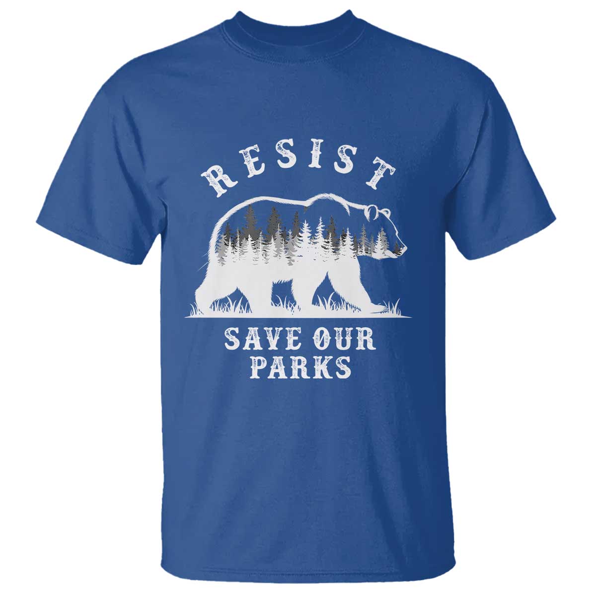 Resist Save Our Parks T Shirt Bear US National Parks Wildlife Nature