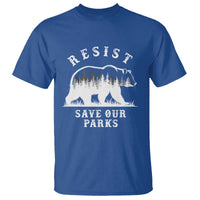 Resist Save Our Parks T Shirt Bear US National Parks Wildlife Nature