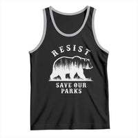 Resist Save Our Parks Tank Top Bear US National Parks Wildlife Nature