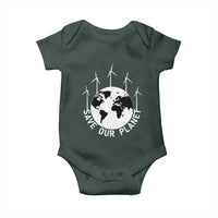 Save Our Planet Baby Onesie Wind Power Electricity Earth Day 2025