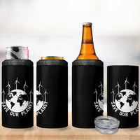 Save Our Planet 4 in 1 Can Cooler Tumbler Wind Power Electricity Earth Day 2025