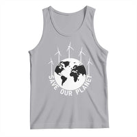 Save Our Planet Tank Top Wind Power Electricity Earth Day 2025