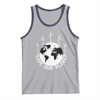 Save Our Planet Tank Top Wind Power Electricity Earth Day 2025