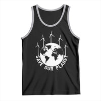 Save Our Planet Tank Top Wind Power Electricity Earth Day 2025