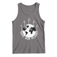 Save Our Planet Tank Top Wind Power Electricity Earth Day 2025