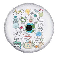 Save The Planet Spare Tire Cover Earth Day Protect Nature Environmental Recycling