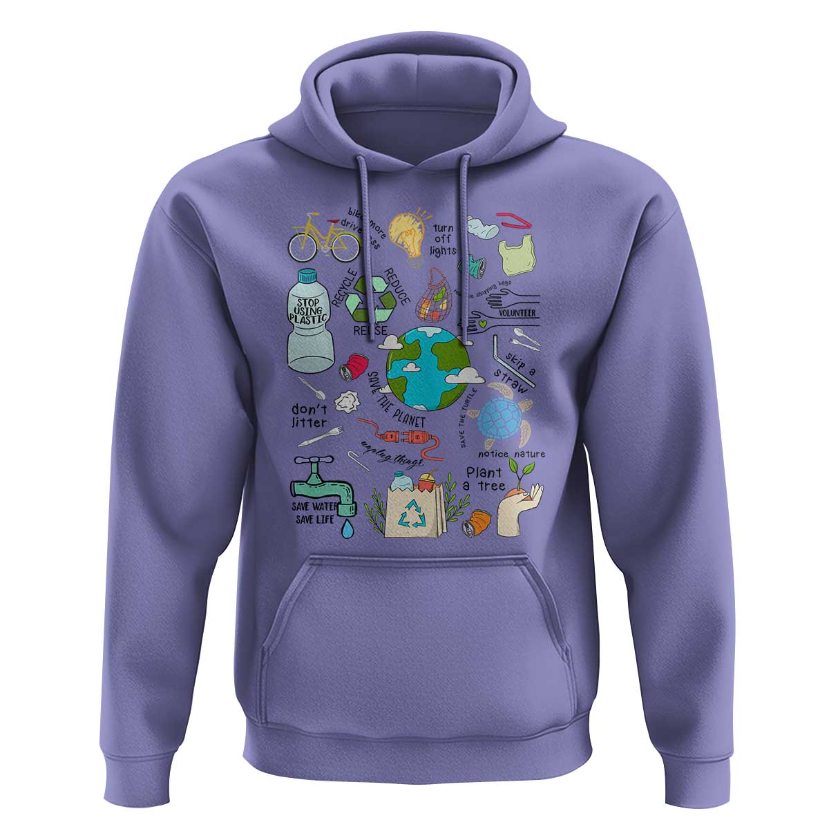 Save The Planet Hoodie Earth Day Protect Nature Environmental Recycling
