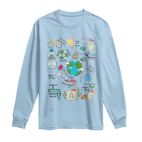 Save The Planet Long Sleeve Shirt Earth Day Protect Nature Environmental Recycling