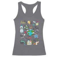 Save The Planet Racerback Tank Top Earth Day Protect Nature Environmental Recycling