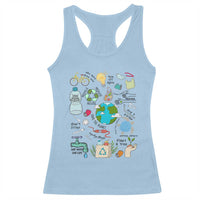 Save The Planet Racerback Tank Top Earth Day Protect Nature Environmental Recycling