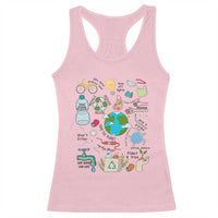 Save The Planet Racerback Tank Top Earth Day Protect Nature Environmental Recycling