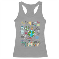 Save The Planet Racerback Tank Top Earth Day Protect Nature Environmental Recycling