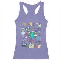 Save The Planet Racerback Tank Top Earth Day Protect Nature Environmental Recycling