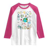 Save The Planet Raglan Shirt Earth Day Protect Nature Environmental Recycling