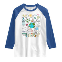 Save The Planet Raglan Shirt Earth Day Protect Nature Environmental Recycling