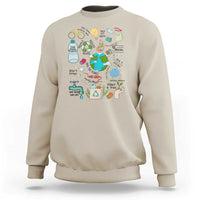 Save The Planet Sweatshirt Earth Day Protect Nature Environmental Recycling