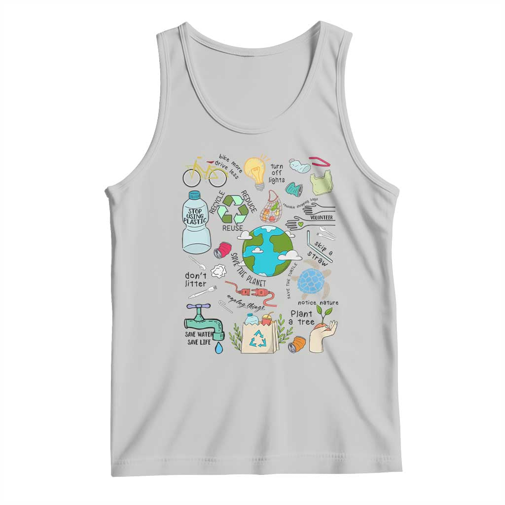 Save The Planet Tank Top Earth Day Protect Nature Environmental Recycling