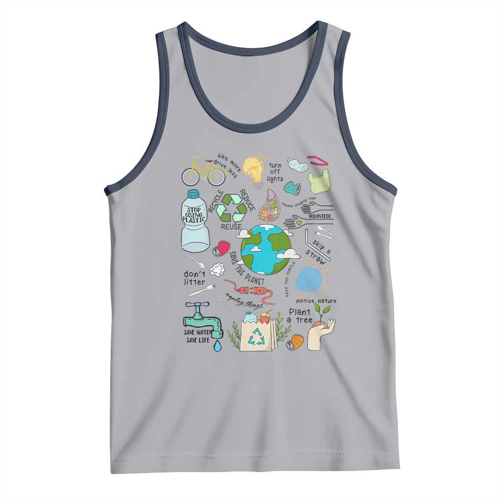 Save The Planet Tank Top Earth Day Protect Nature Environmental Recycling