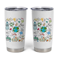 Save The Planet Tumbler Cup Earth Day Protect Nature Environmental Recycling