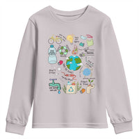 Save The Planet Youth Sweatshirt Earth Day Protect Nature Environmental Recycling