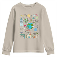 Save The Planet Youth Sweatshirt Earth Day Protect Nature Environmental Recycling